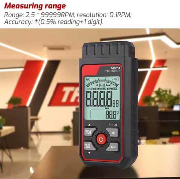 Medidor Digital de Velocidad TA501A - Image 2
