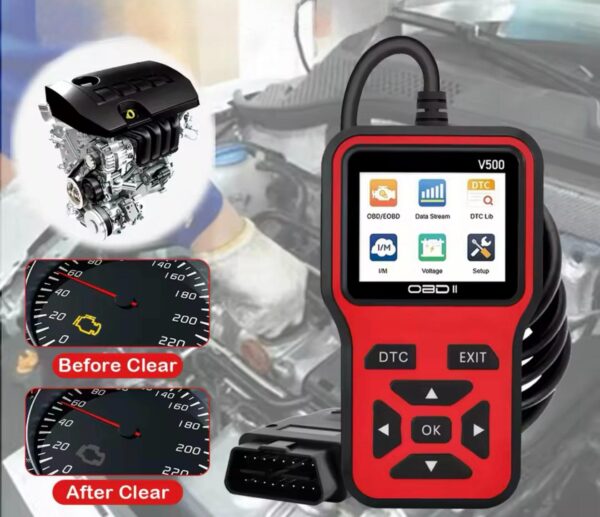Escáner Automotriz V500 OBD2 - Image 2