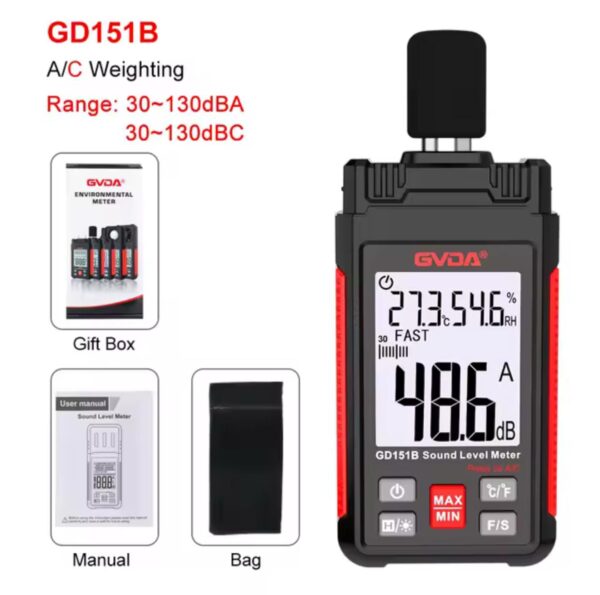 Medidor de Nivel de Sonido GVDA - Image 2